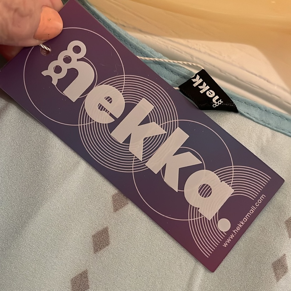 NWT Maxi dress, light blue/aqua, long sleeves, v-neck w/tassels, 3X, runs small - Picture 7 of 14